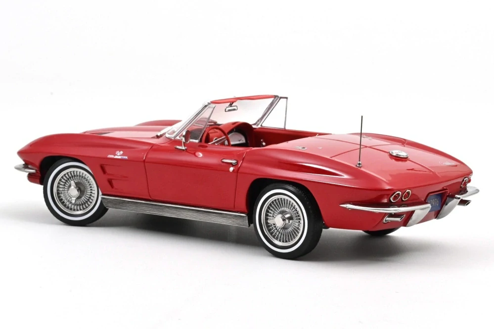 Chevrolet Corvette Sting Ray Cabriolet 1963 riverside red 1:18 Norev