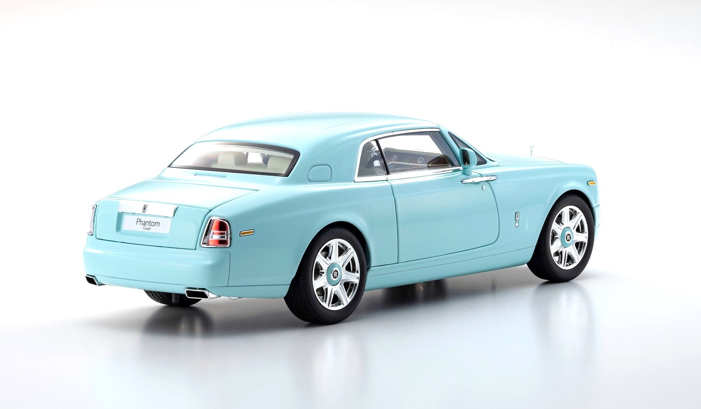 Rolls Royce Phantom Coupe 2-Door 2008 turquoise 1:18 Kyosho