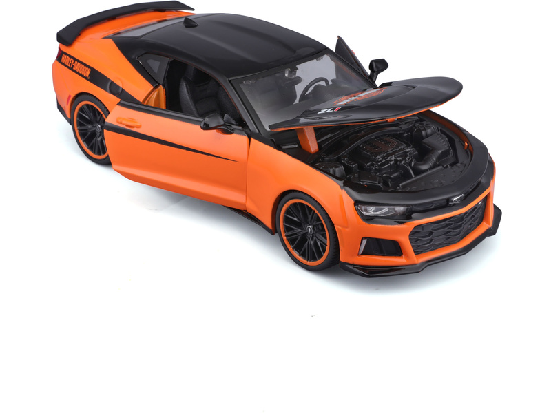 Chevrolet Camaro ZL1 Custom - Harley Davidson 2017 orange/black 1:24 Maisto 