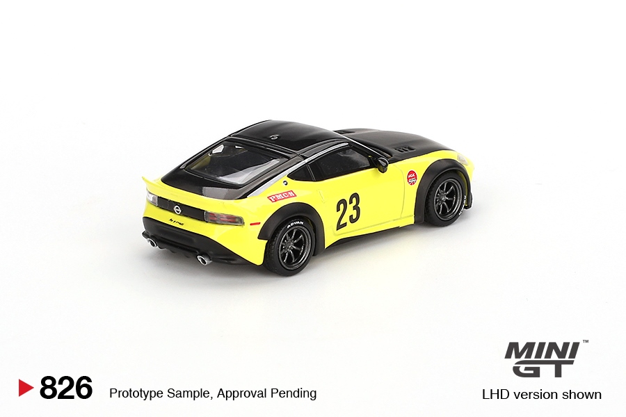 Nissan Z Ikazuchi 2024 yellow 1:64 Mini GT