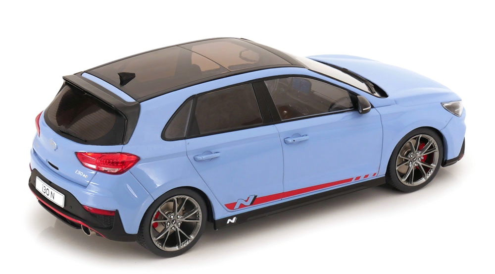 Hyundai i30 N 2021 light blue 1:18 MCG Modelcar Group