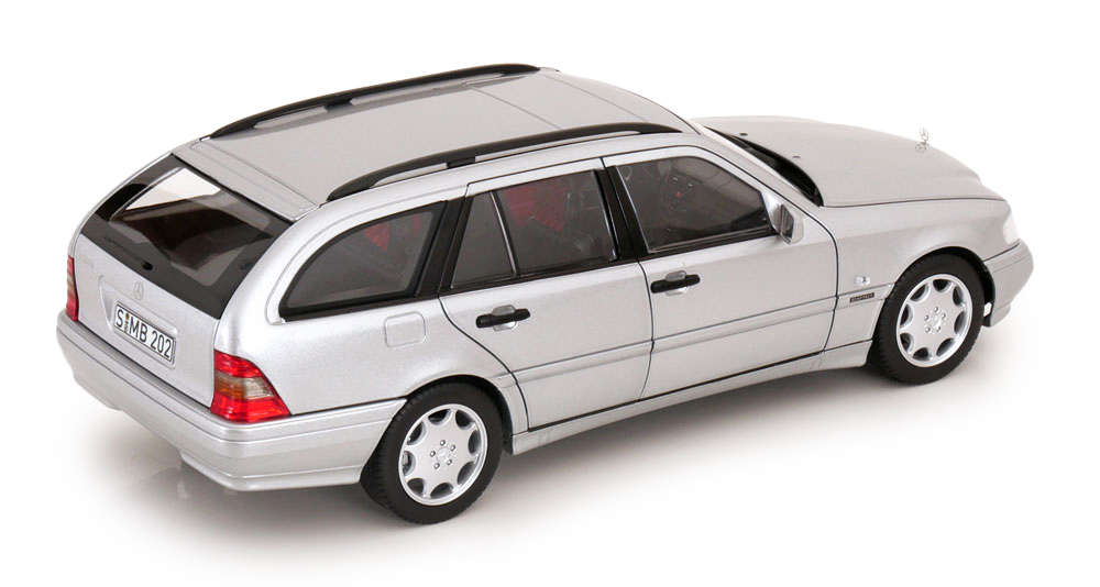 Mercedes-Benz C 200 T-Model S202 1997 silver 1:18 Norev