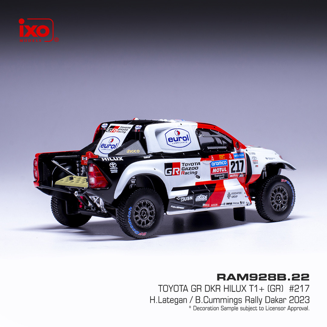 Toyota Hilux GR DRK T1 #217 Rally Dakar 2023 1:43 Ixo Models