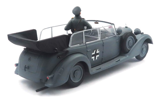 Mercedes 770 K Wermacht 1941 Con Ufficiale E Soldato 1:43 Rio Models