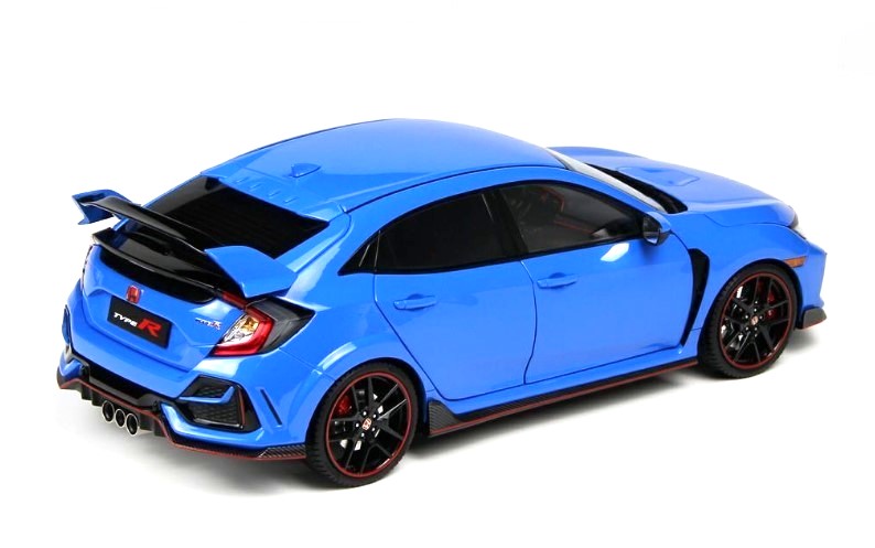 Honda Civic Type-R FK8 2020 blue 1:18 LCD Model