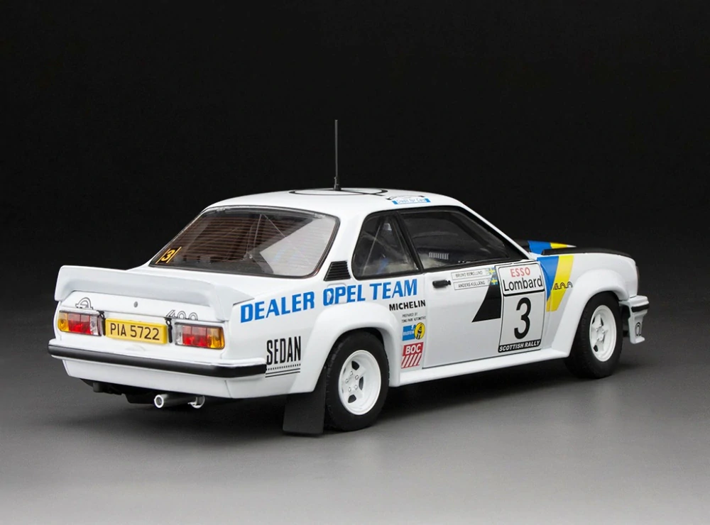 Opel Ascona 400 Rally #3 Kullang/Berglund 3rd Rally Esso Lombard RSAC Scottish 1980 1:18 Sun Star