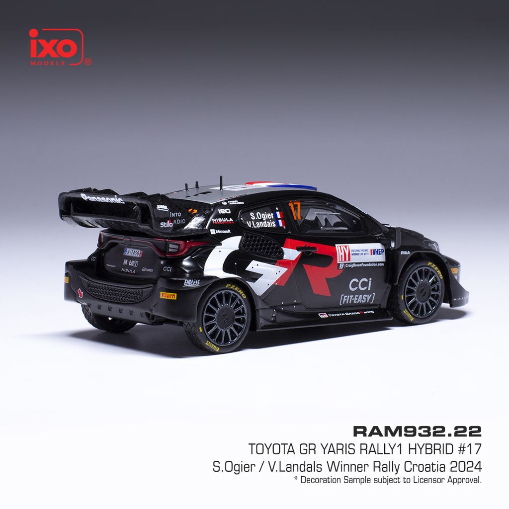 Toyota Yaris Rally 1 #17 1:43 Ixo Models