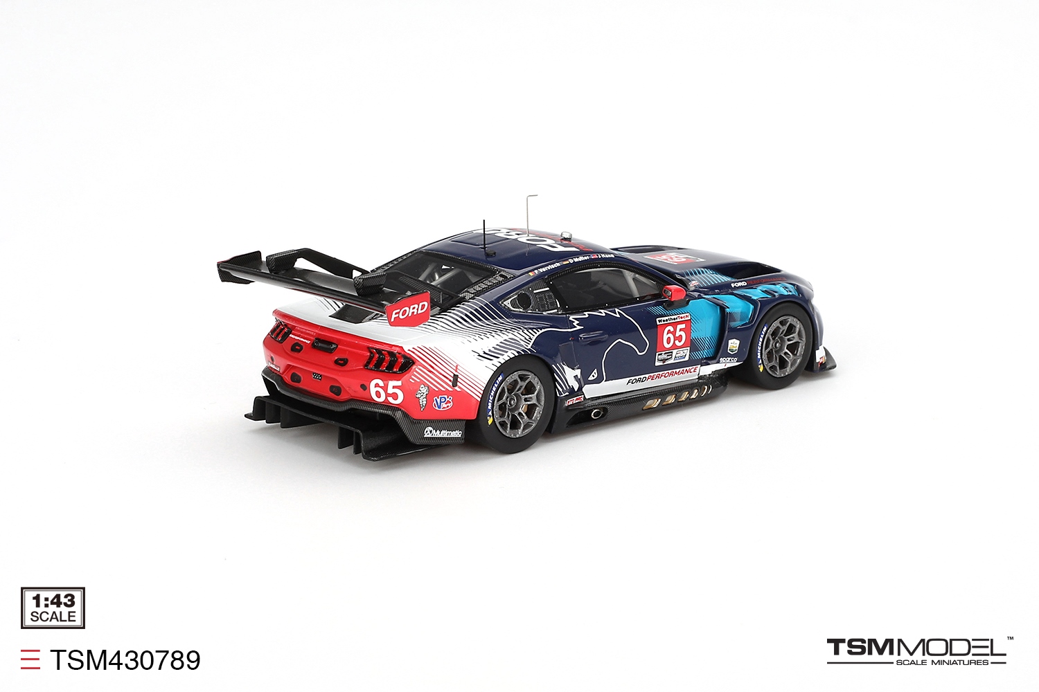 Ford Mustang GT3 #65 Ford Multimatic Motorsports Daytona 24H 2024 1:43 TSM Model