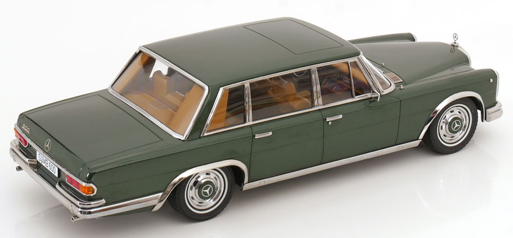 Mercedes 600 SWB W100 1963 green metallic 1:18 KK Scale