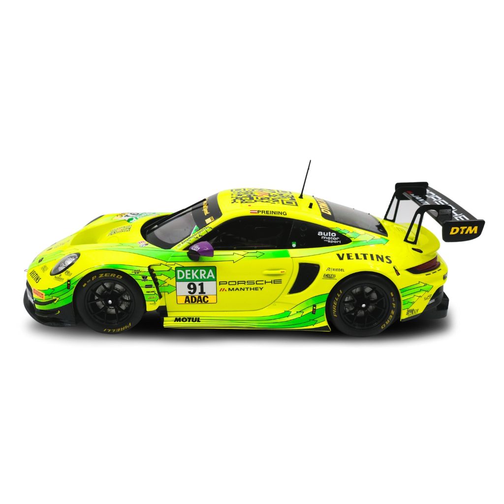 Porsche 911 992 GT3 R Team Manthey Racing #91 T.Preining Winner DTM 2023 1:18 Ixo Models