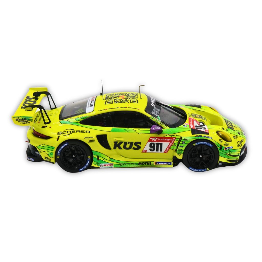 Porsche 911 992 GT3 R Team Manthey EMA #911 Preining/Estre/Makowiecki/Christensen 24H Nürburgring 2023 1:43 Ixo Models