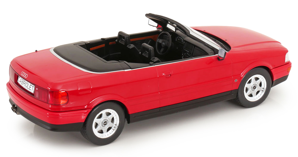 Audi Cabriolet 1991 red 1:18 MCG Modelcar Group