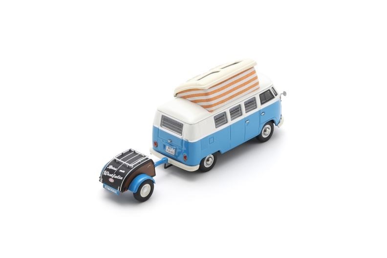 Volkswagen T1 Campingbus with Westfalia Trailer 1:43 Schuco