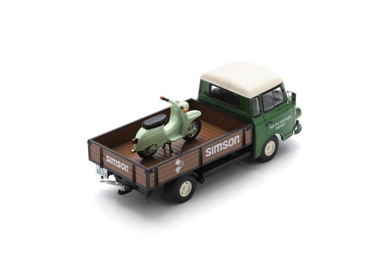 Barkas B1000 with Simson Schwalbe *Simson Service* 1:43 Schuco