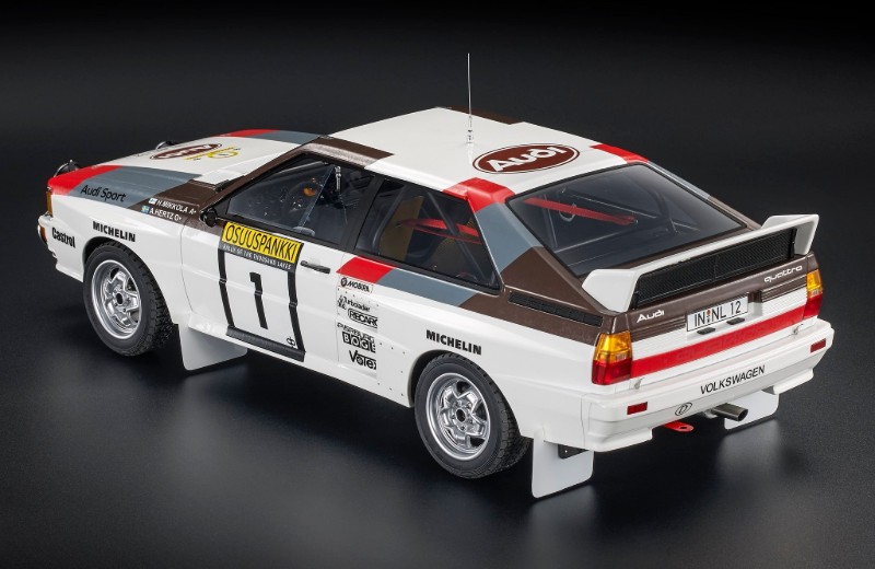 Audi Quattro A2 #1 Mikkola/Hertz Winner Rally 1000 Lakes 1983 1:12 Top Marques Collectibles