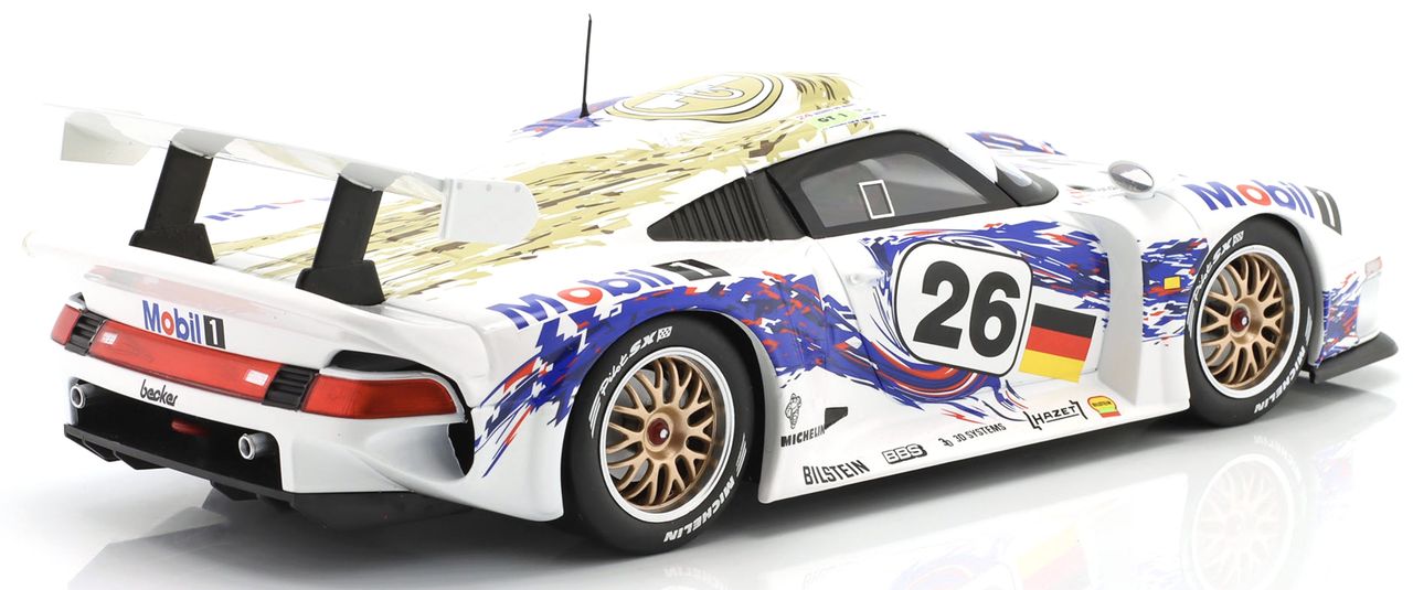 Porsche 911 GT1 #26 Dalmas/Wendlinger/Goodyear 3rd 24H Le Mans 1996 1:18 Werk83