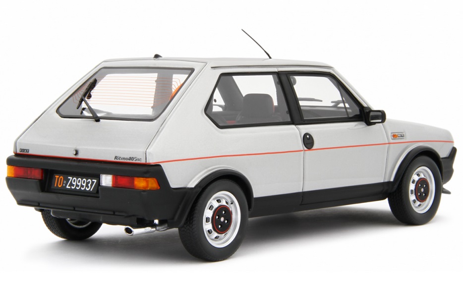 Fiat Ritmo 105 TC 1981 silver 1:18 Laudoracing Model