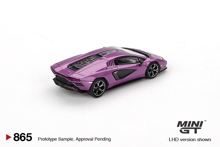 Lamborghini Countach LPI 800-4 Viola 30th 2023 1:64 Mini GT