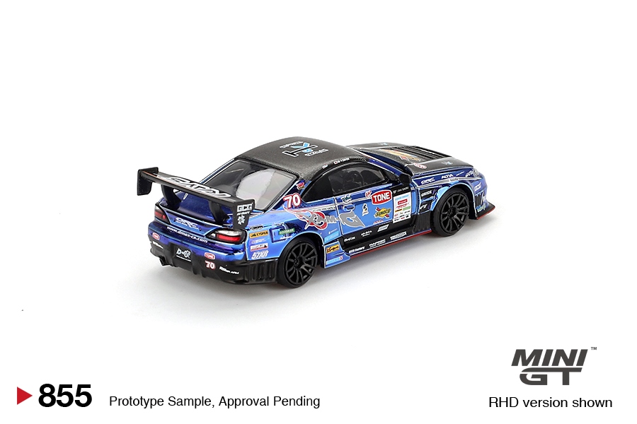 Nissan Silvia (S15) D-MAX #70 D-MAX Racing D1 Grand Prix 2023 1:64 Mini GT