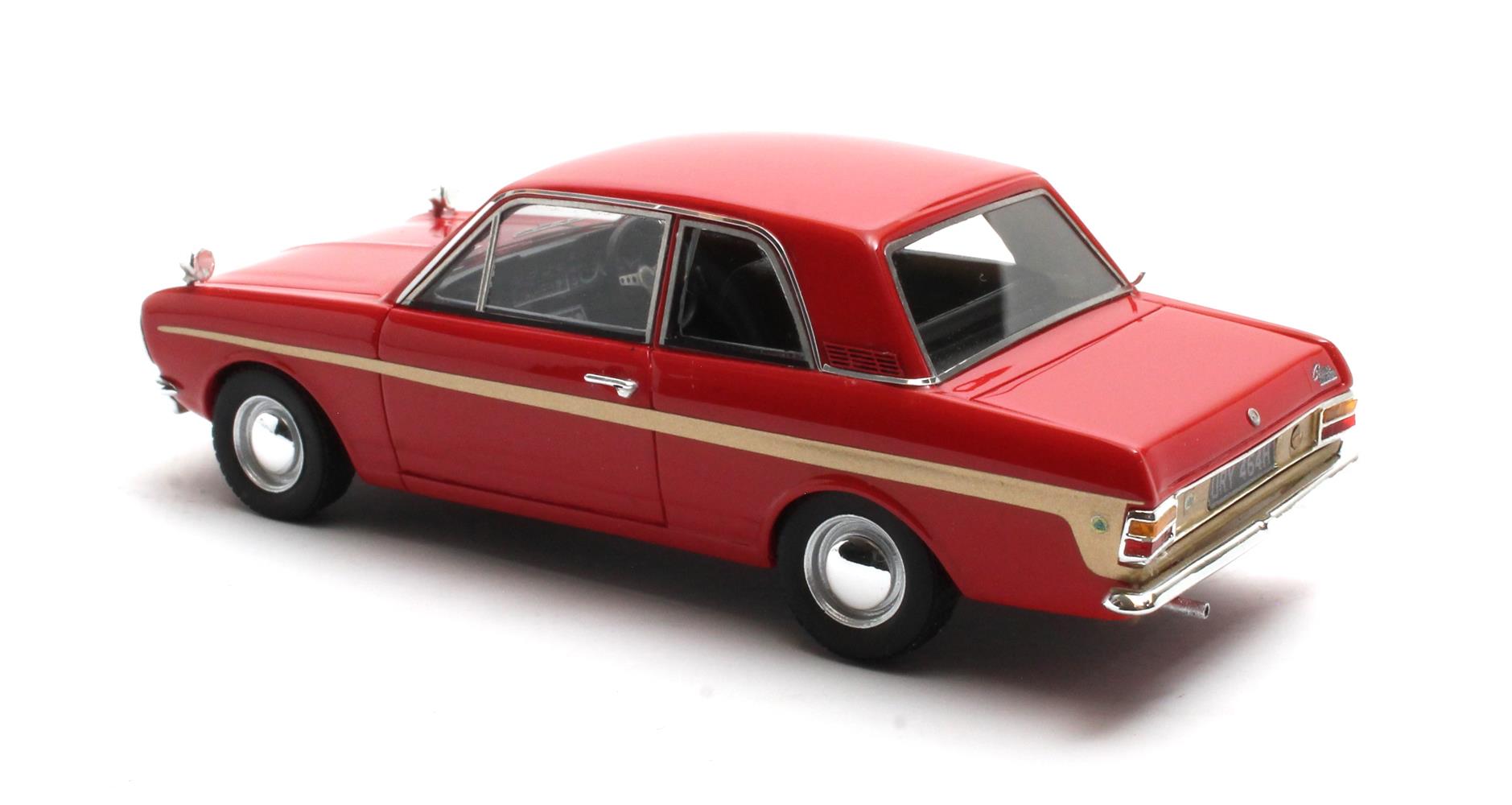 Ford England Cortina Lotus MKII 1966 red 1:43 Matrix Scale Models