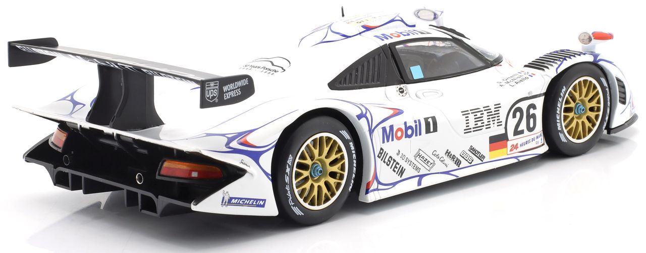 Porsche 911 GT1-98 3.2L Turbo Team Porsche AG Mobil-1 #26 McNish/Aiello/Ortelli Winner 24H Le Mans 1998 1:18 Werk83