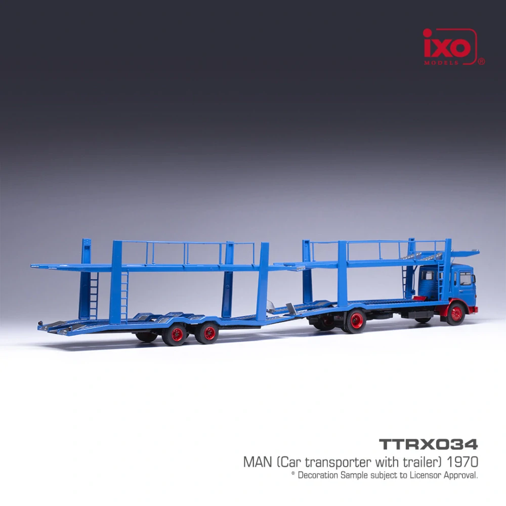 MAN Autotransporte blue 1:43 Ixo Models