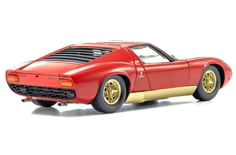 Lamborghini Miura P400 1968 red/gold 1:18 Kyosho