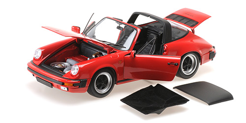 Porsche 911 Carrera 3.2 Targa 1983 red 1:18 Minichamps 