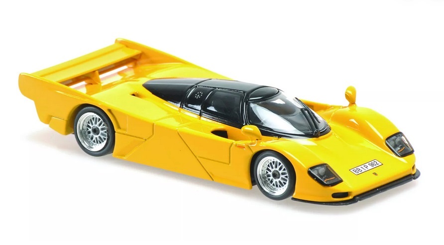 Porsche Dauer 962 GT 1994 yellow 1:43 Minichamps
