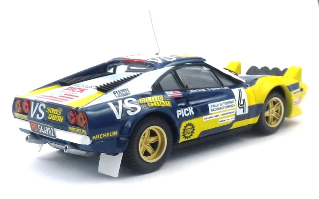 Ferrari 308 GTB Gr.4 #4 "Nico"/Barban 2nd Rally Monza 1980 1:43 Best Model