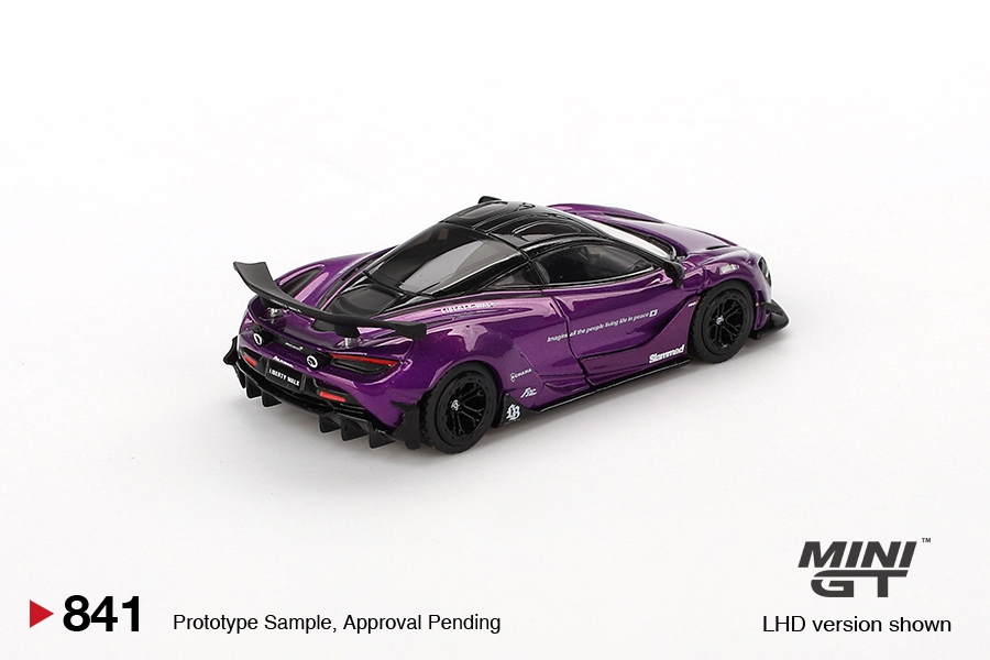 McLaren 720S LB Works 2020 purple 1:64 Mini GT