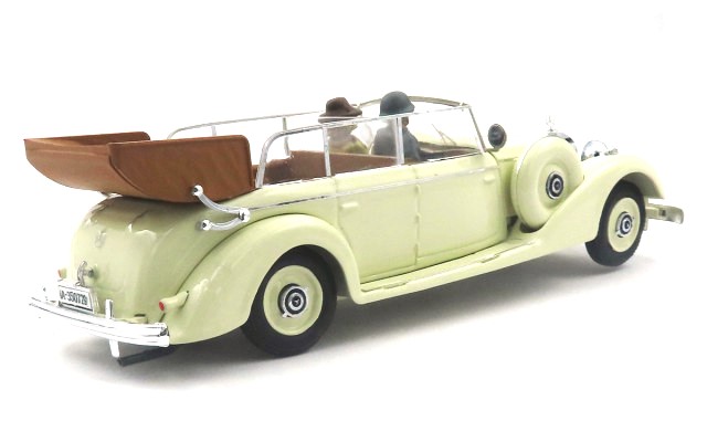 Mercedes-Benz 770 K Cabriolet 1938 Eva Braun and SS Military Guard 1:43 Rio Models
