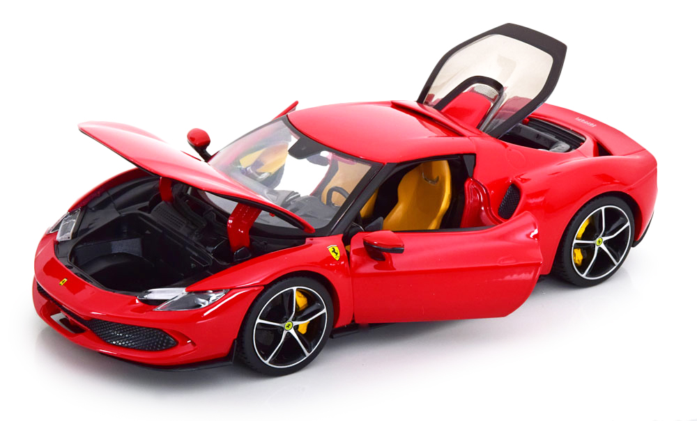 Ferrari 296 GTB 2021 rosso corsa 1:18 Bburago