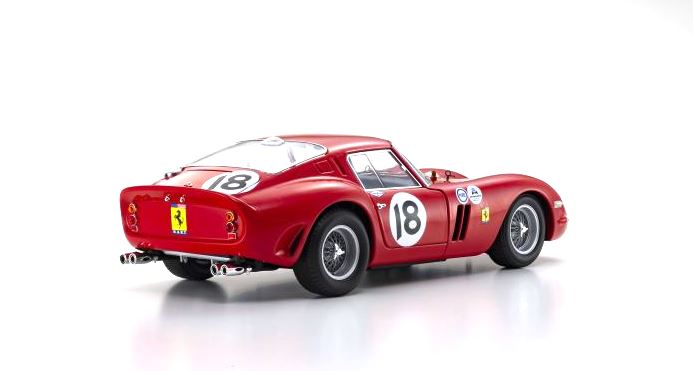 Ferrari 250 GTO Team NART #18 P.Rodriguez Winner 3H Daytona 1963 1:18 Kyosho
