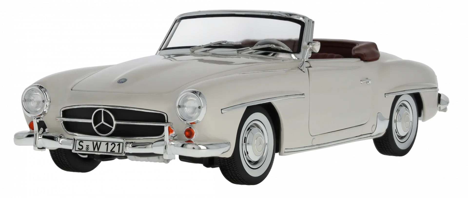 Mercedes-Benz 190 SL Roadstar W121 1954-1963 whitegrey 1:18 Norev