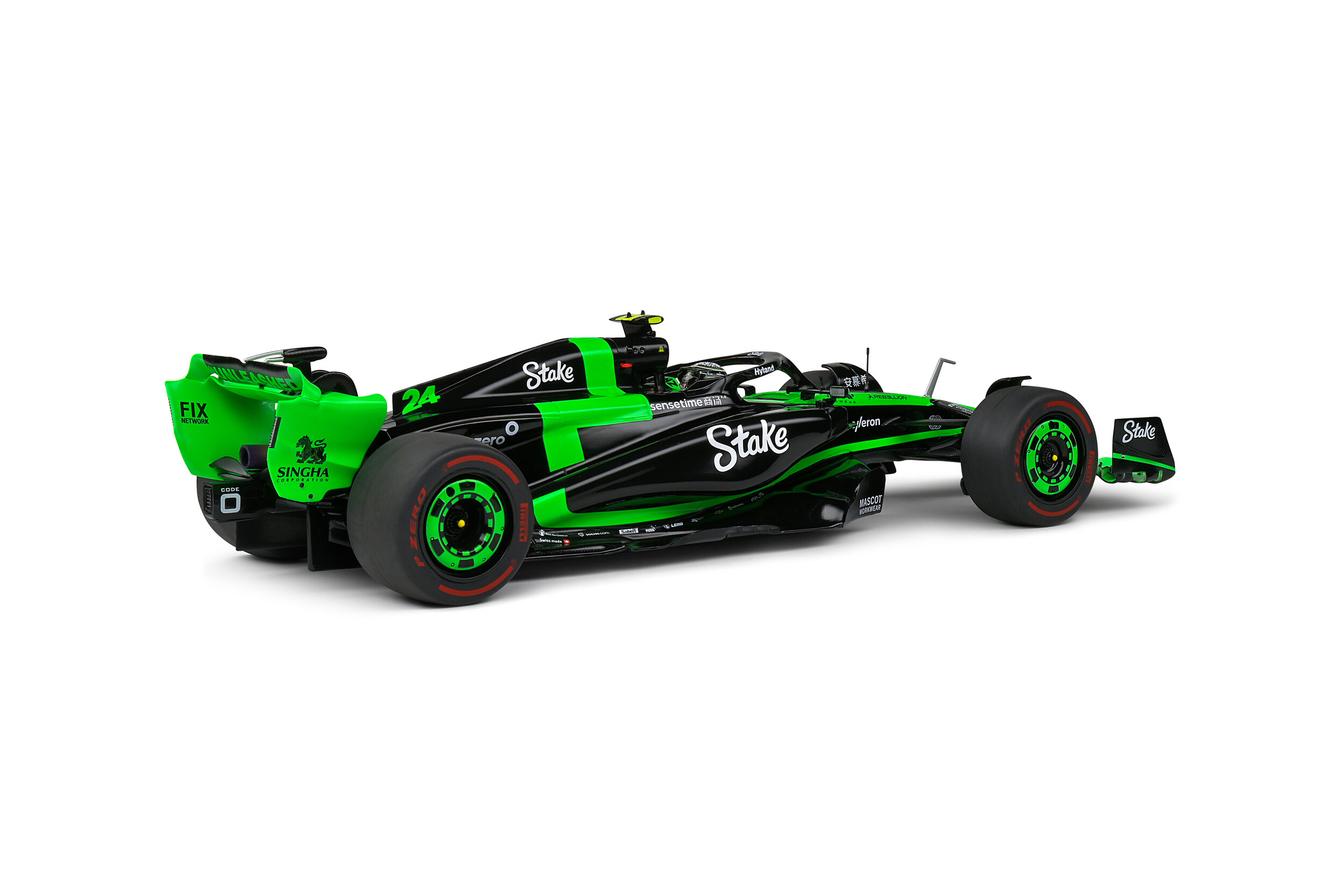 Sauber F1 Team Stake Kick C44 #24 Z.Guanyu Bahrain GP 2024 1:18 Solido
