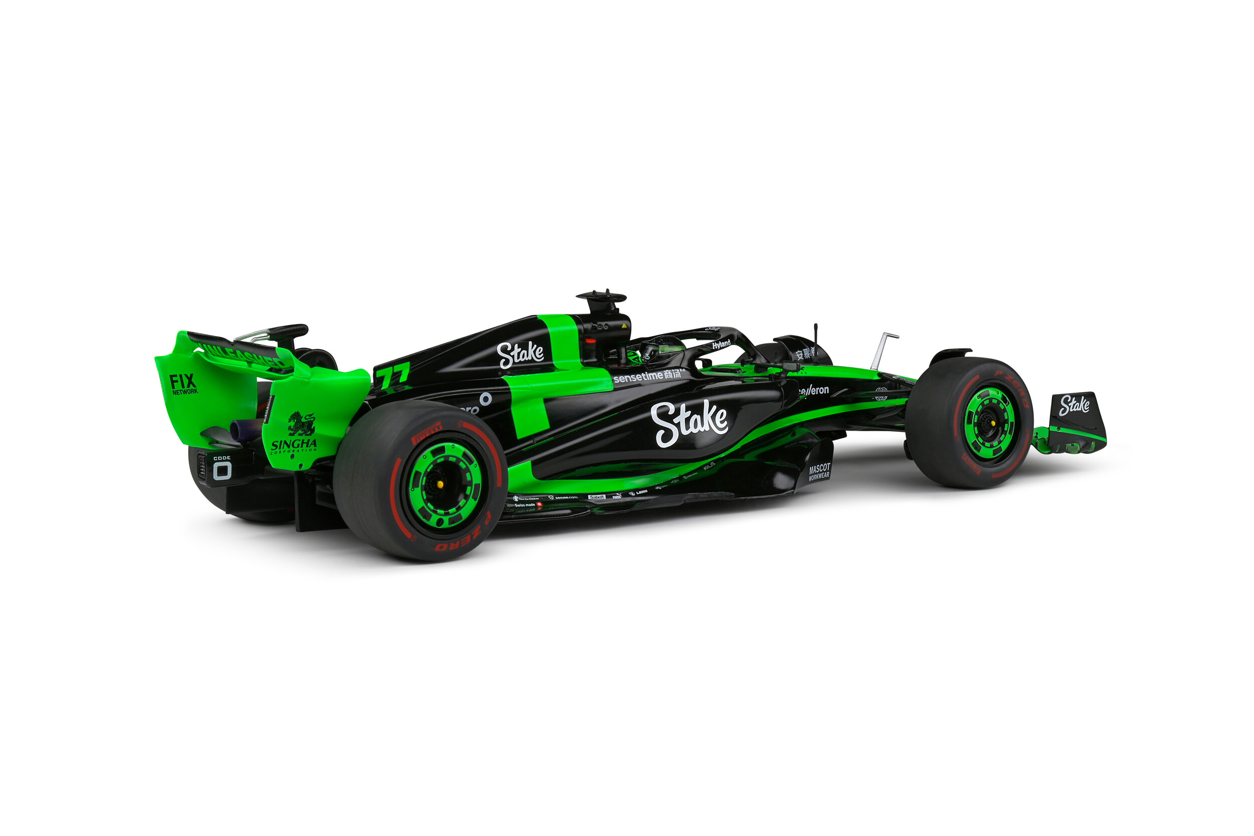 Sauber F1 Team Stake Kick C44 #77 V.Bottas Japan GP 2024 1:18 Solido