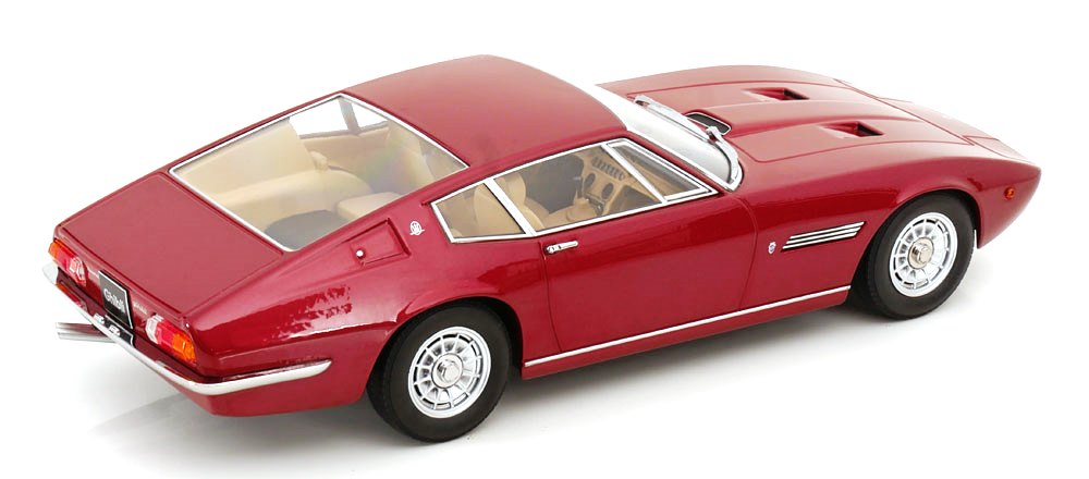 Maserati Ghibli Coupe 1969 red metallic 1:18 KK Scale