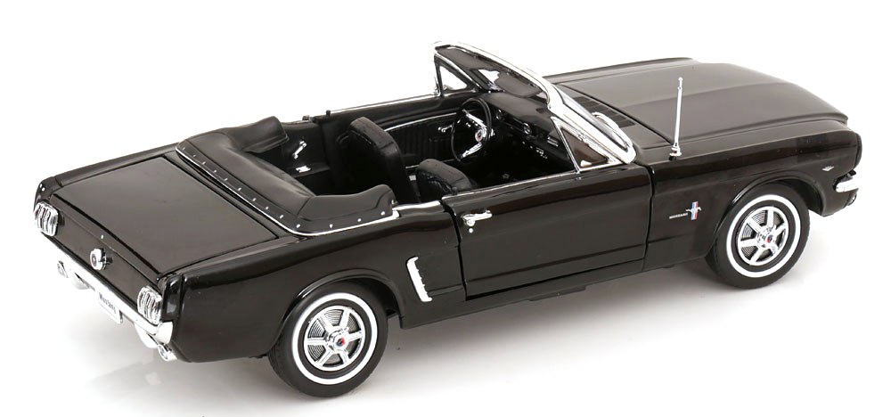 Ford Mustang Cabrio 1964 1/2 black 1:18 Welly