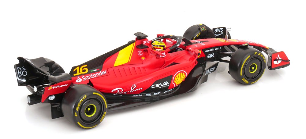 Ferrari F1 F-23 Team Scuderia Ferrari #16 Ch.Leclerc Monza Italy GP 2023 1:18 Bburago