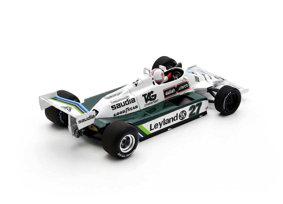 Williams FW07B #27 A.Jones Winner British GP 1980 1:43 Spark 