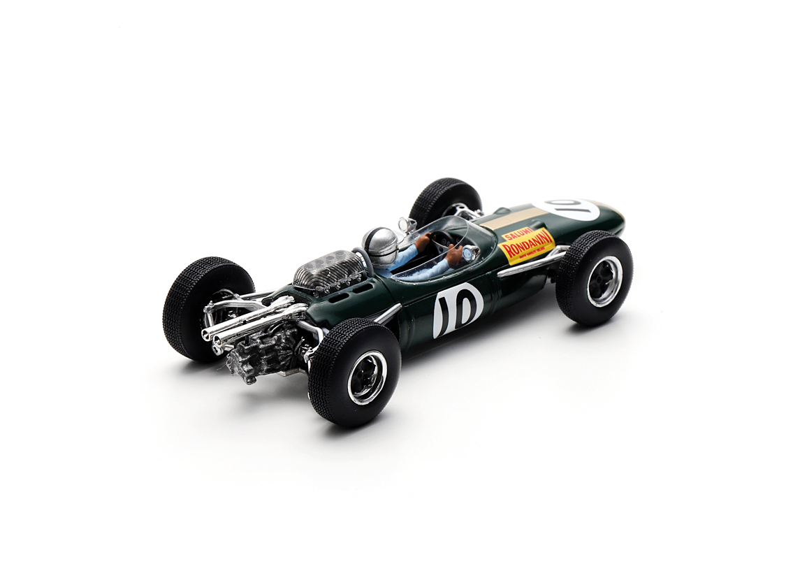 Brabham BT7 #10 G.Baghetti Italy GP 1965 1:43 Spark 