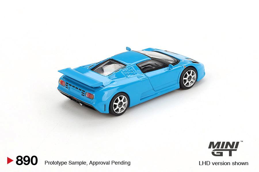 Bugatti EB110 Super Sport 1995 Blu Bugatti 1:64 Mini GT