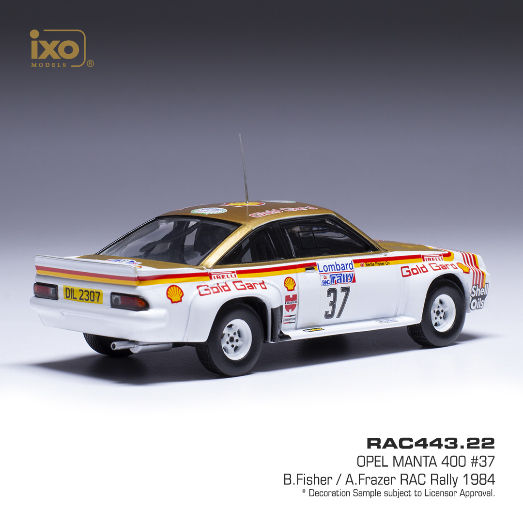 Opel Manta 400 #37 Fisher/Frazer RAC Rallye 1984 1:43 Ixo Models