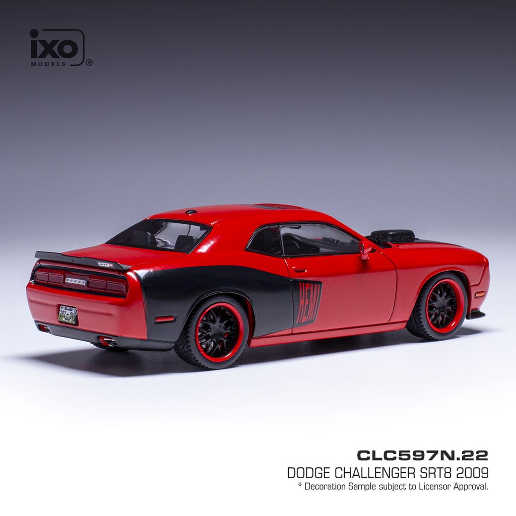 Dodge Challenger SRT8 2009 red 1:43 Ixo Models