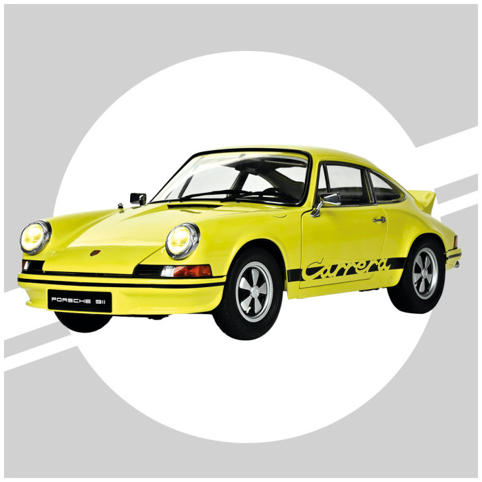 Porsche 911 RS 2.7 yellow/black 1:8 Ixo Models