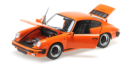 Porsche 911 Carrera Coupe 3.2 Cabriolet 1983 orange 1:18 Minichamps 