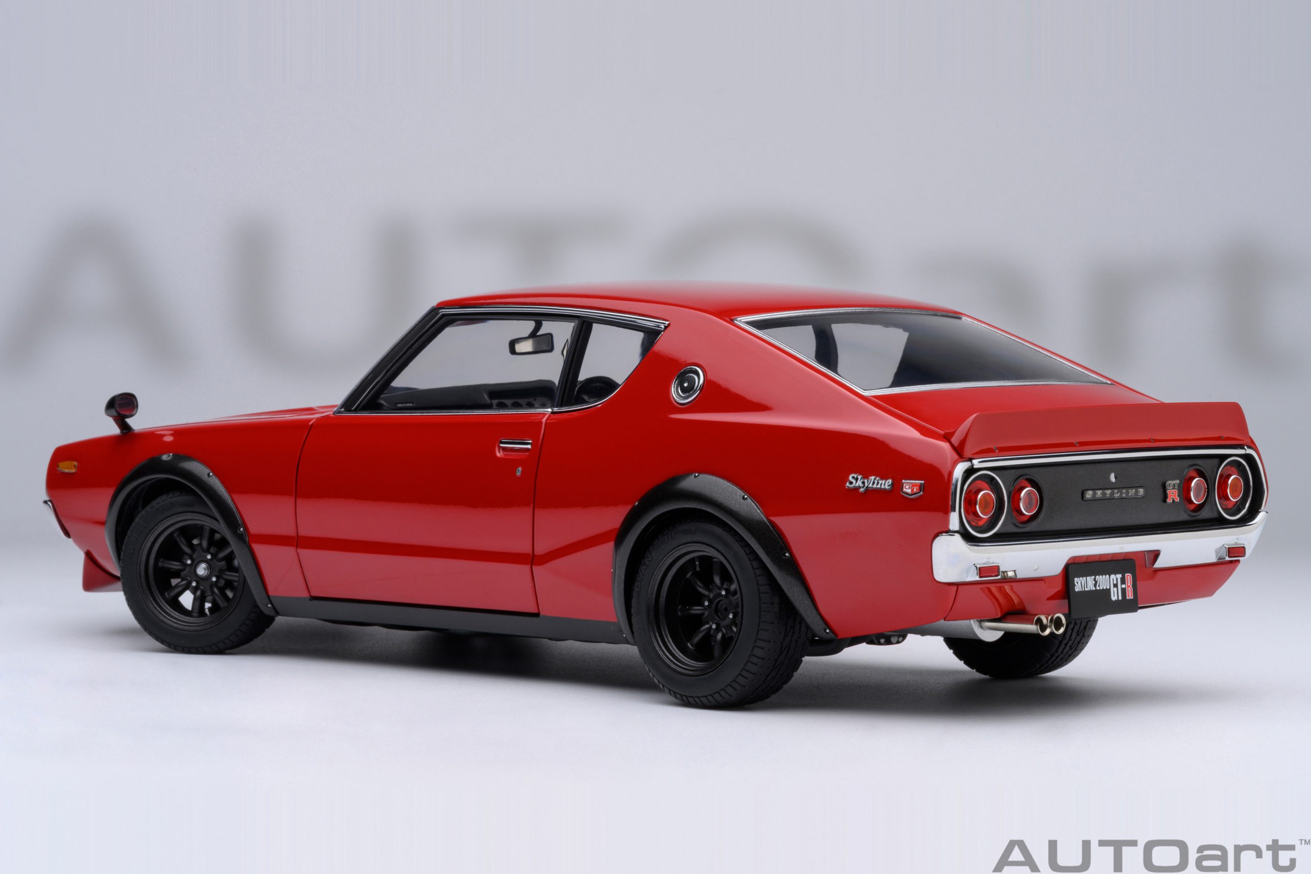 Nissan Skyline 2000 GT-R 1973 Tuned Version red 1:18 AUTOart