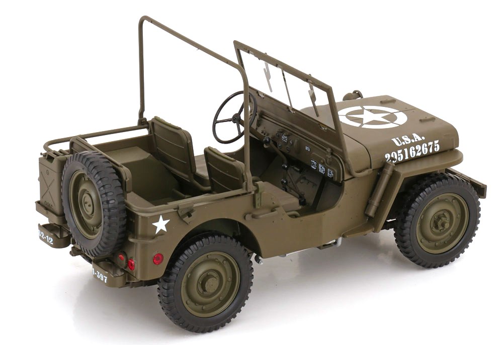 Jeep Willys US ARMY green 1:18 Welly
