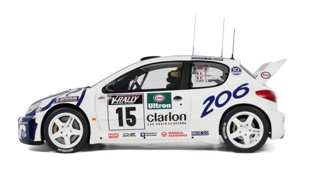Peugeot 206 WRC #15 Tour de Corse 1999 1:12 OttOmobile